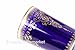 Moroccan Tea Glasses, Morjana Blue (Set of 6)
