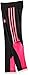 adidas Little Girls' Toddler Performance Tight Legging, Caviar Black/Pink, 2T