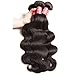 Klaiyi Hair Extensions No Shedding Unprocessed Virgin 10A Brazilian Hair Bundles 18 20 22Inch Body Wave Weft Real Human Hair Natural Color 95-100g/lot
