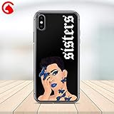 CatixCases Sisters James Charles, James-Charles Sisters Phone Case Cell Plastic Сlear Case for Apple iPhone X/XS/XR/XS Max / 7/8 / plus iPhone 6 / 6S plus Protector Protective Cover Art Design