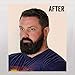 KUSCHELBÄR PRO Heated Beard Straightener Brush from MASC by Jeff Chastain – Arched Comb for More Styling Options, Extra-Long Fixed Cord, 3D Heated Plate Design, 3 Temperature Settings, Auto Turn-Offthumb 4