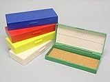 50 Capacity Slide Storage Box, Green. 97-0057