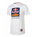 Red Bull KTM Factory Racing Men's Logo Tee White XX-Large