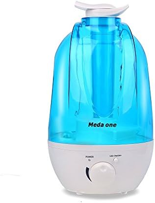 Ultrasonic Humidifier with Cool Mist Classic Rotation Control 4L Large Capacity Two 360 degree Rotatable Outlets Whisper-quiet Operation Aroma Diffusing and 7-color LED Night Light