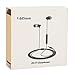 Earbuds with Microphone, in-Ear Headphones and Volume Control, Built-in Mic Earphones for Phone Tablet Laptop 3.5mm Audio Plug Devices Black