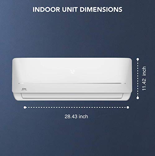 12,000 BTU 115V Ductless Mini Split Air Conditioner Heating and Cooling