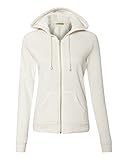 Alternative Ladies' Hooded Sweatshirt 9573 - Large - Eco Ivory