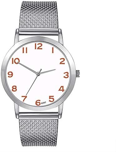 Womens Watches On Sale, VANSOON Fashion Wrist Watch Teen Girls Dress Watches Simple Luxury Leisure Set Leather Stainless Steel Quartz Watch Gift Clearance