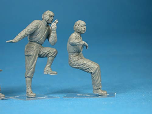 MiniArt 35126 US Tank Crew, WWII Military Miniatures 1/35 Scale Model Kit ...