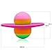 ZYAQ Colorful Hopper Balance Pogo Jumping Exercise Bounce Space Fitness Ball for Kids Adults (Pink)