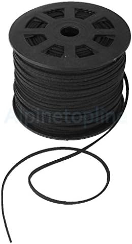 Black Soft Velvet Korea Frosting Cord Thread Rope for DIY Bracelt Necklace