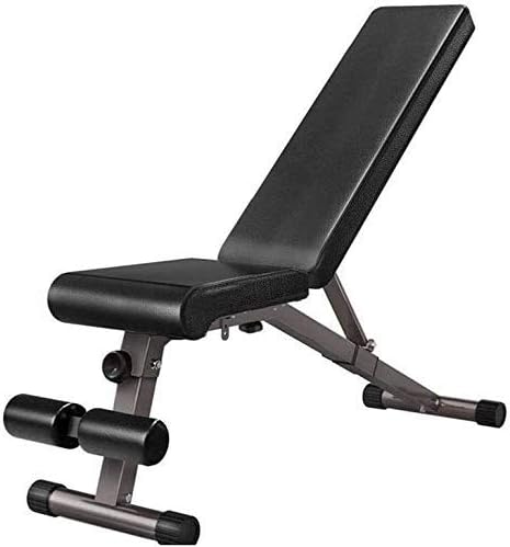 ZHTY Adjustable 90°Flat Weight Bench,5-in-1 Adjustable Weight Bench | Foldable Multi-Purpose Bench for Full Body Workout | Incline Decline Bench for Home Gym Adjustable Fitness Benches