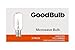 40-Watt Incandescent Microwave Bulb - Warm White Light Color - Fits Most GE and Whirlpool Ovens - E17 Intermediate Base - Pack of 3 Bulbs