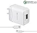 Earldom [Quick Charge 3.0] Rapid Fast USB Type C Cable and Wall Charger for LG G5,G6,V20,HTC 10,Samsung Galaxy S8,S8 Plus,iPad,iPhone and more
