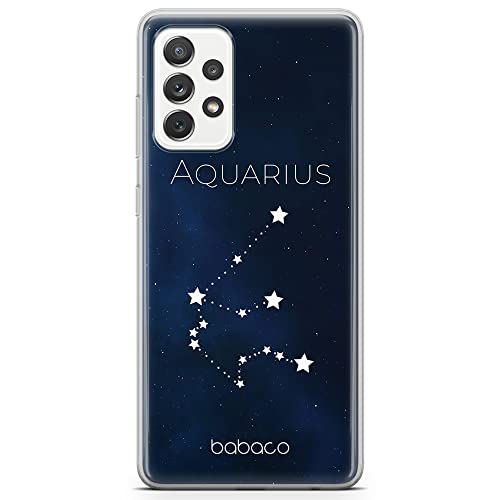 BABACO Funda para teléfono móvil de ERT Group para Samsung A72 5G Original y con Licencia Oficial diseño Zodiac Constellation 011 Adaptada a la Forma del teléfono móvil, Funda Hecha de TPU