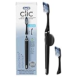 Oral-B Clic Toothbrush, Matte Black, with 1 Bonus