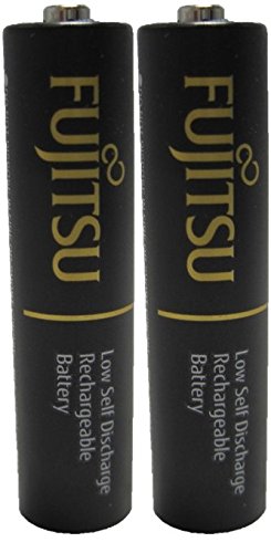 2 Fujitsu AAA Ready-to-use HR4UTHC 950mAh (Min. 900mAh) rechargeable battery NiMH 1.2V Made in Japan