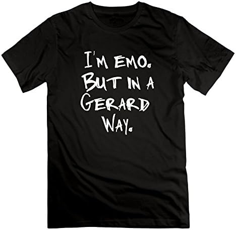 I'm Emo But In A Gerard Way Men 100% Cotton Tshirts Novelty T Shirts