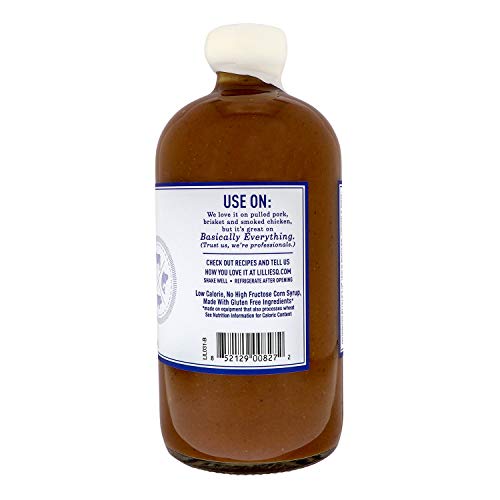 Lillie's Q Zero Sugar Carolina Barbeque Sauce, Gourmet Carolina Sauce