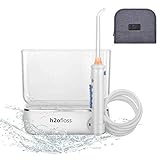 H2ofloss&reg;Travel Water Dental Flosser Rechargeable and Cordless Oral Irrigator for Teeth Cleaning With 400ml Water Reservoir And High Pressure Portable and Mini Travel Flosser(hf-3premium)
