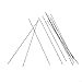 12 Pieces Scroll Saw Blades With Spiral Teeth for Wood Metal Plastic Cutting Sawing Carve Fit for Bosch, etc. (1#)