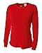 A4 Women’s Cooling Performance Crew Long Sleeve | Moisture-Wicking