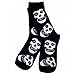 Philcos Men's The Misfits Skull Pattern Socks Black