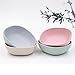 ZBGOROW Bamboo Fiber Side Dishes | 3.7 inch, 3.5 ounce, BPA-Free and Eco-Friendly Sauce Plates | Small Dipping Bowl Set of 4 in 4 Assorted Color