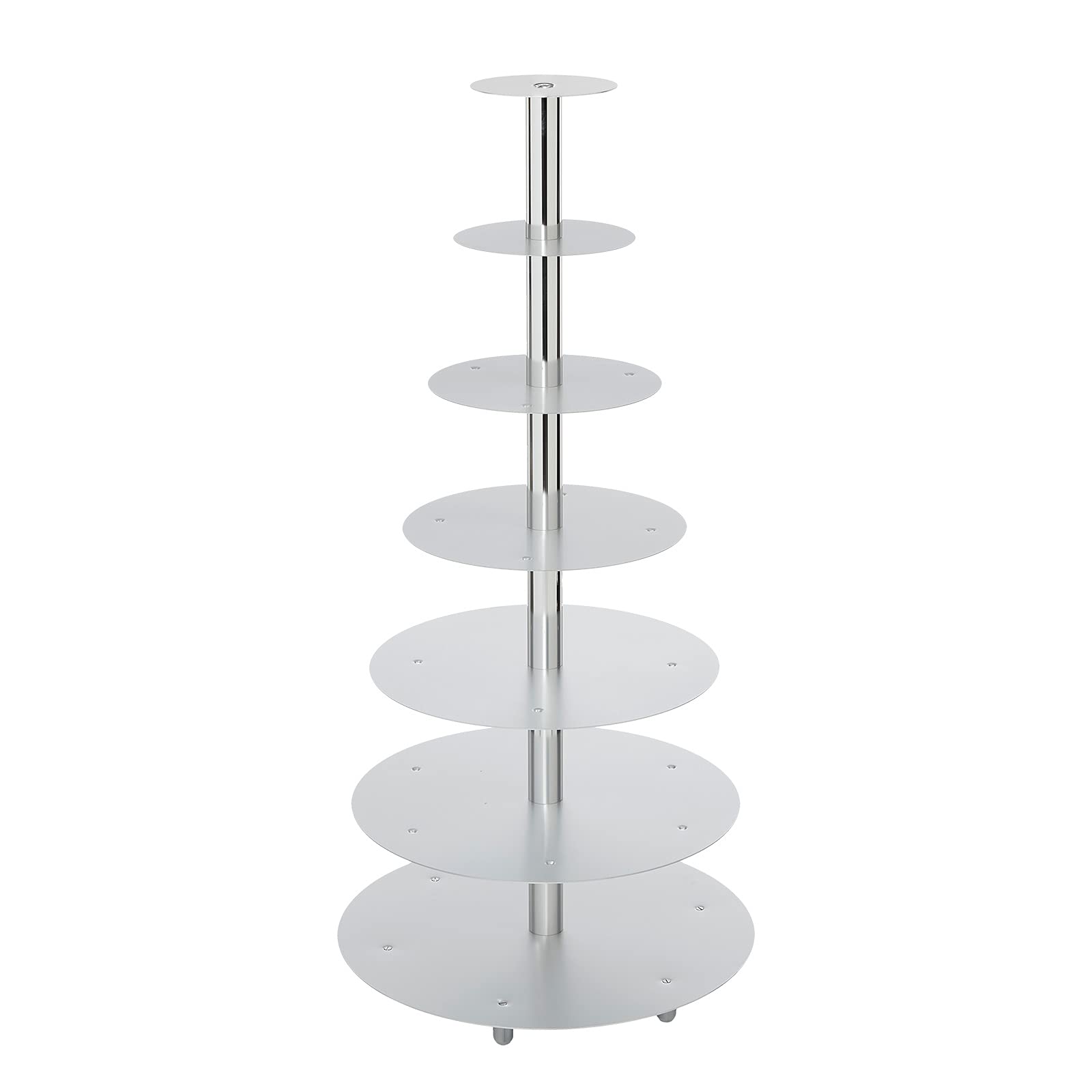Thermohauser Aluminium Cake Stand, Round, 7-Storey