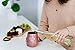 Rose Gold Wine Tumbler, ROSÉ ALL DAY 12 oz Stainless Steel Double-Insulated Tumbler with Lid for Wine, Coffee, Beer, Cocktails, Champagne, Gift for Wine Lovers, Bridesmaids and Girlfriends