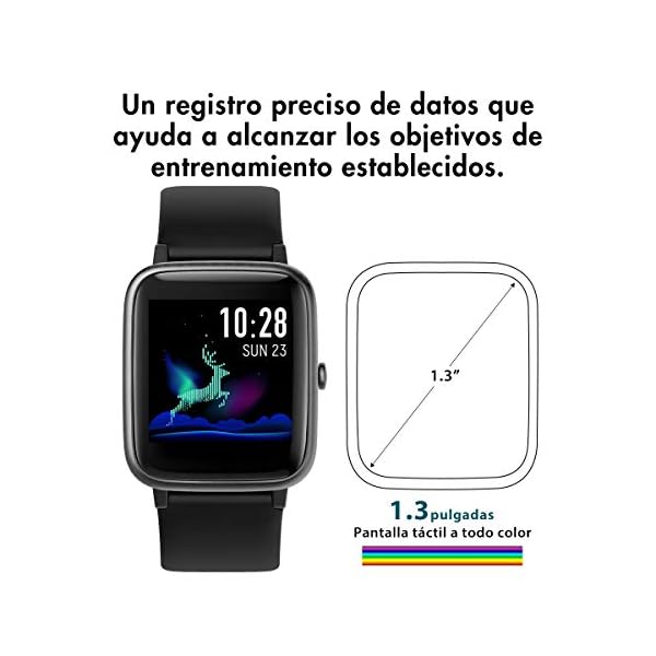 PUTARE Smartwatch, Relojes Inteligentes Impermeable IP68 para Mujer Hombre  niños, Reloj de Fitness con Monitor de… - topshoppingtopic.com