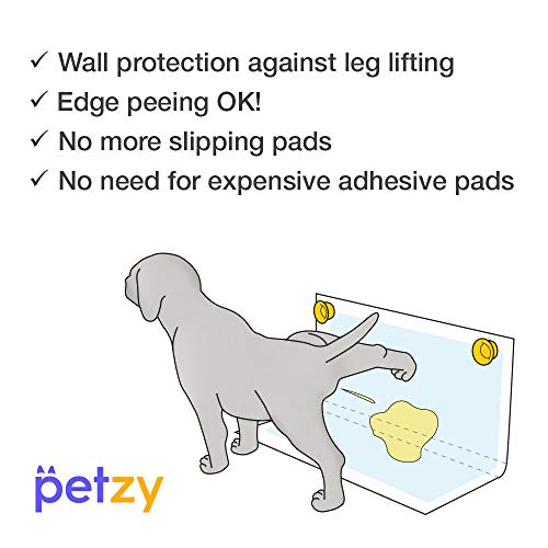 Petzy Pee Pad Holder for dogs (Pack of 2) Potty Training for LegLifting Dogs & Marking in the