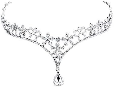 Crystal Diamond Bride Headdress Wedding Hair Jewelry Forehead Pendant Party