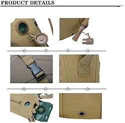 Tactical 3L Bladder Water Bag Camel Backpack for
