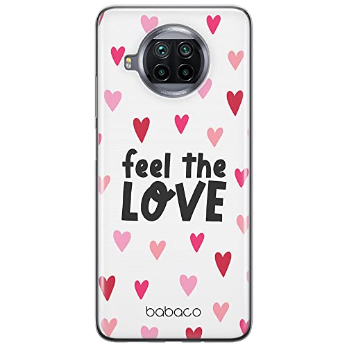 Babaco ERT Group Handyhülle für Xiaomi REDMI Note 9T Original und offiziell Lizenziertes Muster Feel The Love 001 optimal an die Form des Handy angepasst, teilweise transparent
