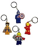 Lego Movie Keychains 4 Pcs Set #3 by Atlantis USA