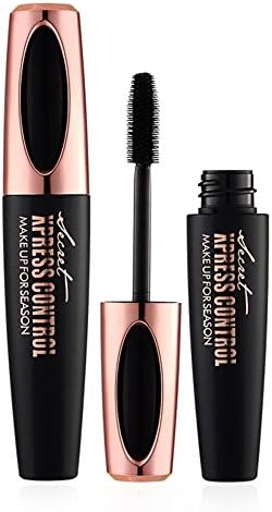 Decdeal Mascara Ranking Fiber Eyelashes 4D Silk Eye Brush Long Lasting Extension Makeup Kit Waterproof Natural Black