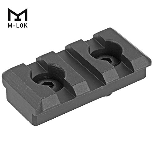 360 TACTICAL M-Lok Aluminum Rail Section (3 Slots) for M Lok Handguard Set of 2 Pieces