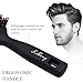 SiHong Vent Brush Anti Static Boar Bristles Vented Brush For Men & Woman,Vented Brush Best For Blow Drying & Styling - Black