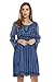 Riviera Sun Tunic Dresses for Women 21643-MEDDENIM-2X