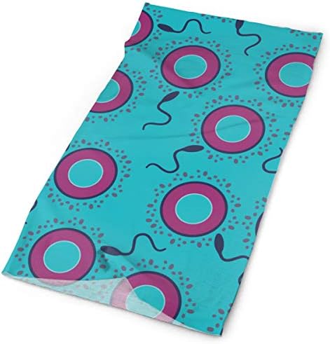 ORASYA Outdoor Multifunctional Sperm Egg Condom Headwear Sports Magic Scarf High Elastic Headband UV Resistance Athletic Headwrap Men Sweatband Women Hairband