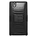WydanZMAX Case, NageBee Hybrid Armor Stand Case with Holster and Locking Belt ClipZMAX Z970 (Holster Combo Black) for ZTE