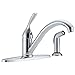 Delta Faucet Classic Single-Handle Kitchen Sink Faucet with Side Sprayer in Matching Finish, Chrome 400-DST primary