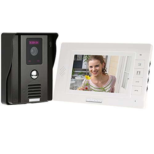 Kkmoon Video Door Phone Intercome Doorbell Remote Unlock Night