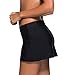 Aleumdr Women's Swimming Boardshort Shorts Panty Skort Bottom Medium Black