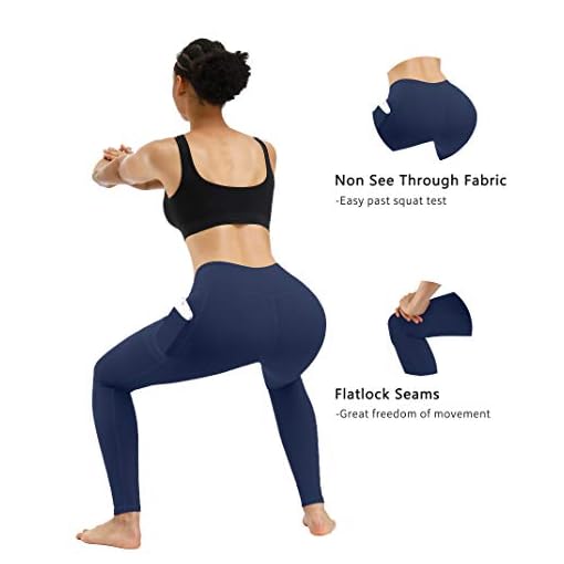 Fengbay 2 Pack High Waist Yoga Pants, Pocket Yoga Pants Tummy Control Workout Running 4 Way Stretch Yoga Leggings - Image 5