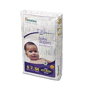 Himalaya Baby Diaper, Small (4-8 kg), 54 Count