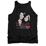 Unique Vintage GILMORE GIRLS/TITLE - ADULT TANK - BLACK - SM High Quality desiqn