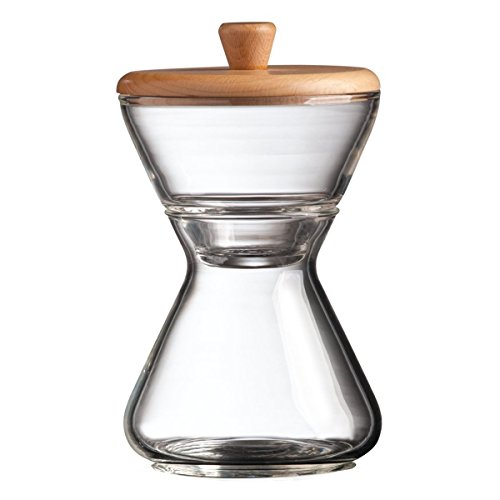 Chemex handblown glass 2 piece cream and sugar set
