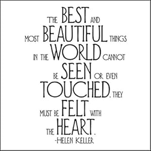 Best & Most Beautiful - Helen Keller Black and White Magnet
